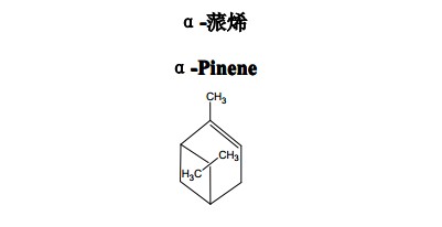 α-蒎烯中藥化學對照品分子結構圖