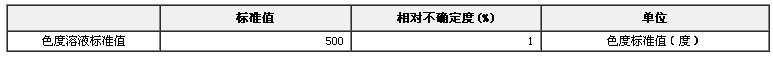 色度溶液標準物質