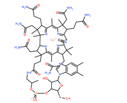 維生素B12分子結構圖