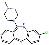 氯氮平分子結構圖