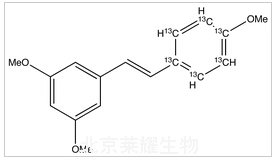 白藜蘆醇三甲醚-13C6標準品