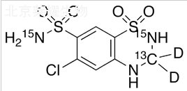 氫氯噻嗪-13C,15N2,d2標準品