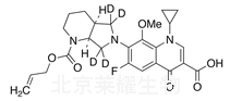 N-Allyloxycarbonyl Moxifloxacin-d4