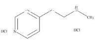 Betahistine Impurity 1 DiHCl標準品