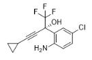 (S)-1-(2-氨基-5-氯苯基)-1-三氟甲基-3-環丙基-2-丙炔-1-醇對照品