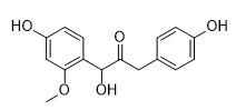 1-羥基-1-（4-羥基-2-甲氧基苯基）-3-（4-羥基苯基）丙-2-酮標準品