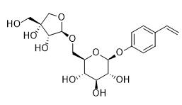 對乙烯基苯基O-β-D-茴香酰基-（1→6）-β-D-吡喃葡萄糖苷標準品