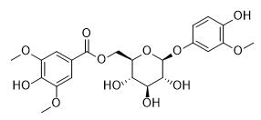 4-羥基-3-甲氧基苯酚1-O-(6-O-丁香酰基)葡萄糖苷標(biāo)準(zhǔn)品
