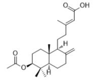 3-Acetoxy-8(17),13E-labdadien-15-oic acid標準品