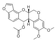 12-Deoxo-12α-acetoxyelliptone標準品