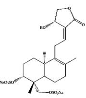 17-氫-9-去氫穿心蓮內酯-3,19-二硫酸酯鈉對照品