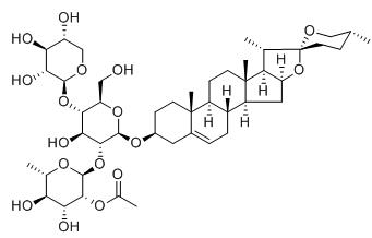2''-O-乙酰麥冬皂苷C標準品