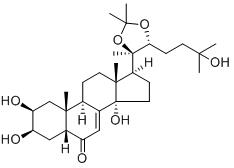 蛻皮甾酮-20,22-單丙酮化物 標(biāo)準(zhǔn)品